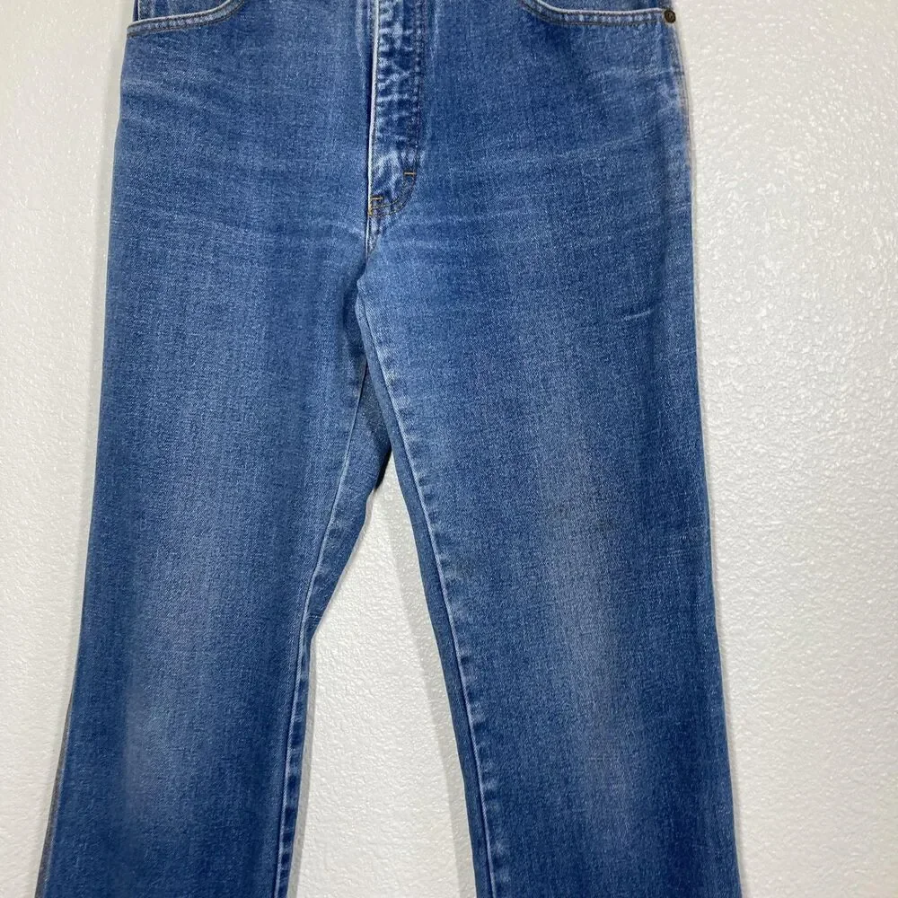 Vintage GAP Jeans Mens 30x30 Blue Denim Straight Leg 100% Cotton Hong Kong 90s